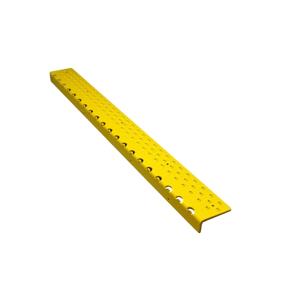 Handi Treads Non-Slip Aluminum Nosing, 30in x 2.75in, Yellow, incl. screws NSN122730YLT - main